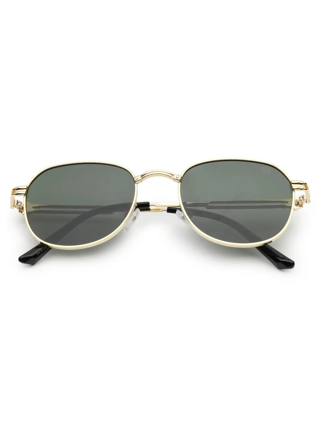 Starfall | Green Medium Full Rim Oval Sunglasses for Men [UV-protected]