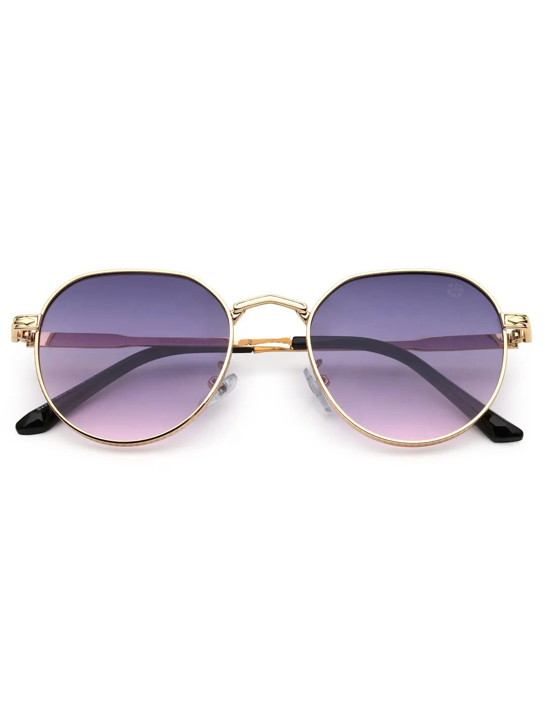 Ithon | Gradient Blue & Pink Medium Full Rim Oval Sunglasses for Men [UV-protected]
