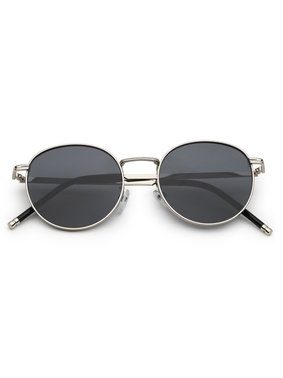 Solyra | Grey Medium Full Rim Oval Sunglasses for Men [UV-protected]
