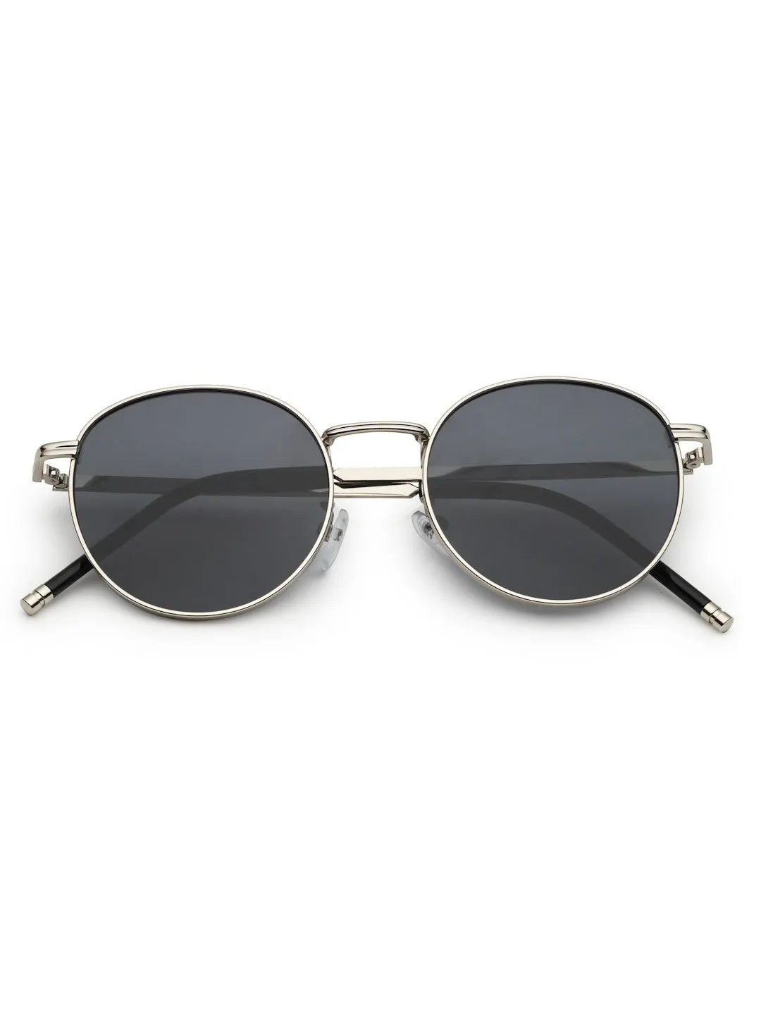 Solyra | Grey Medium Full Rim Oval Sunglasses for Men [UV-protected]