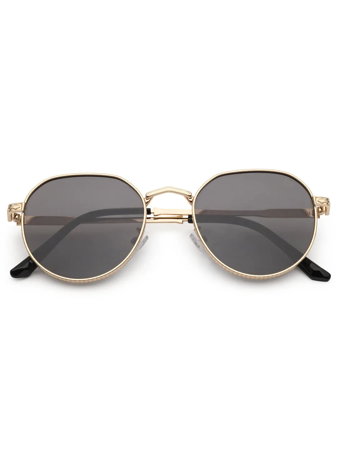 Ithon | Black Medium Full Rim Oval Sunglasses for Men [UV-protected]