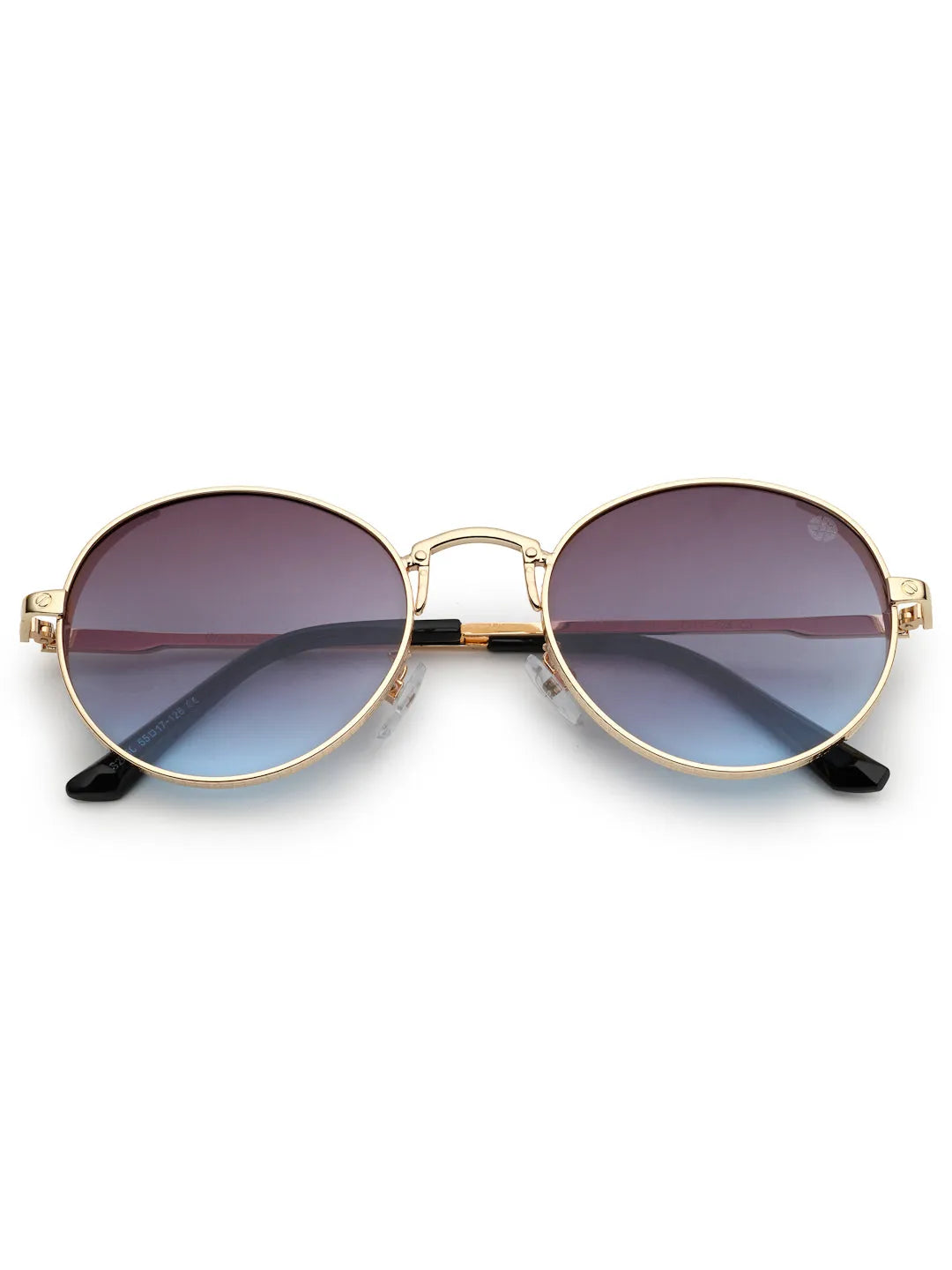 Ignisia | Gradient Brown & Blue Medium Full Rim Oval Sunglasses for Men [UV-protected]