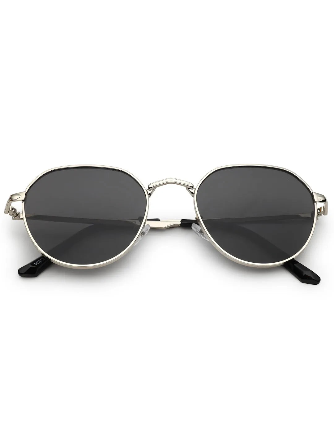 Veylara | Black Medium Full Rim Oval Sunglasses for Men [UV-protected]