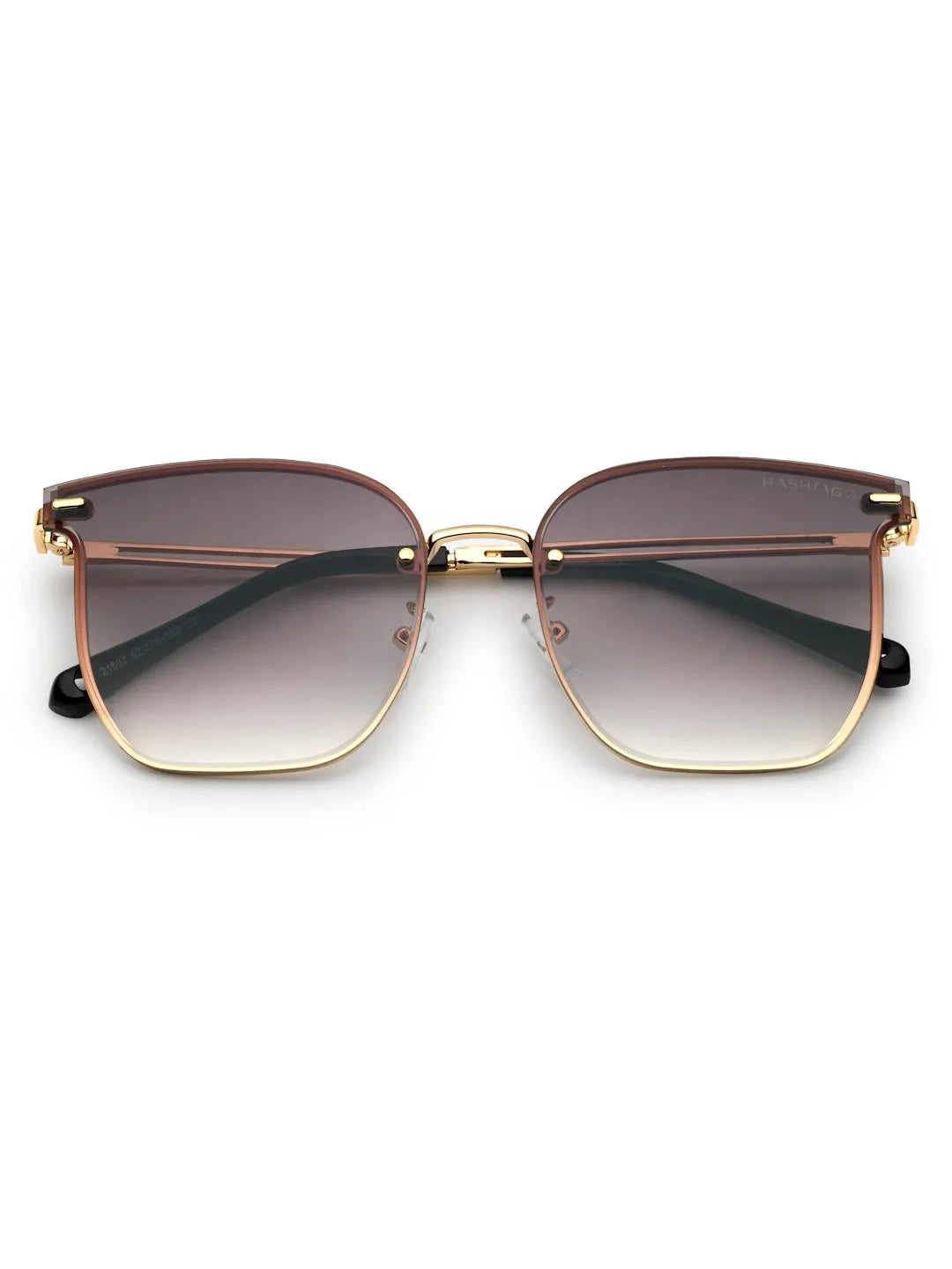 Arionis | Gradient Brown Oversized Full Rim Wayfarer Sunglasses for Women [UV-protected]