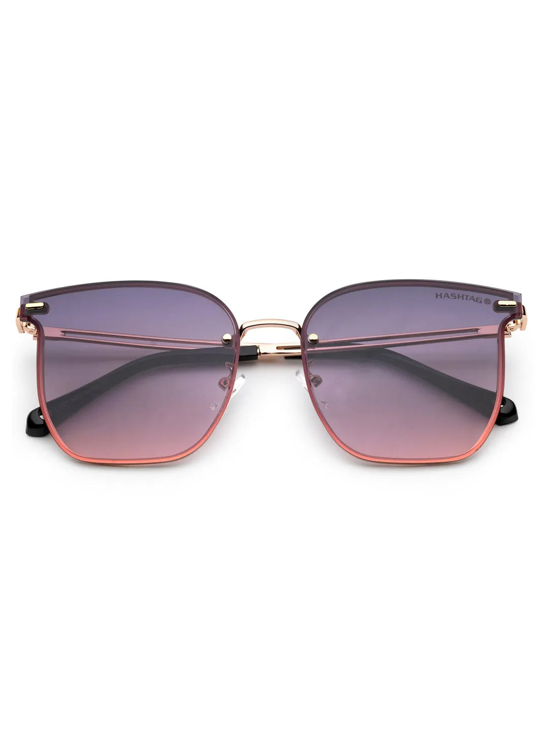 Arionis | Gradient Blue & Pink Oversized Full Rim Wayfarer Sunglasses for Women [UV-protected]