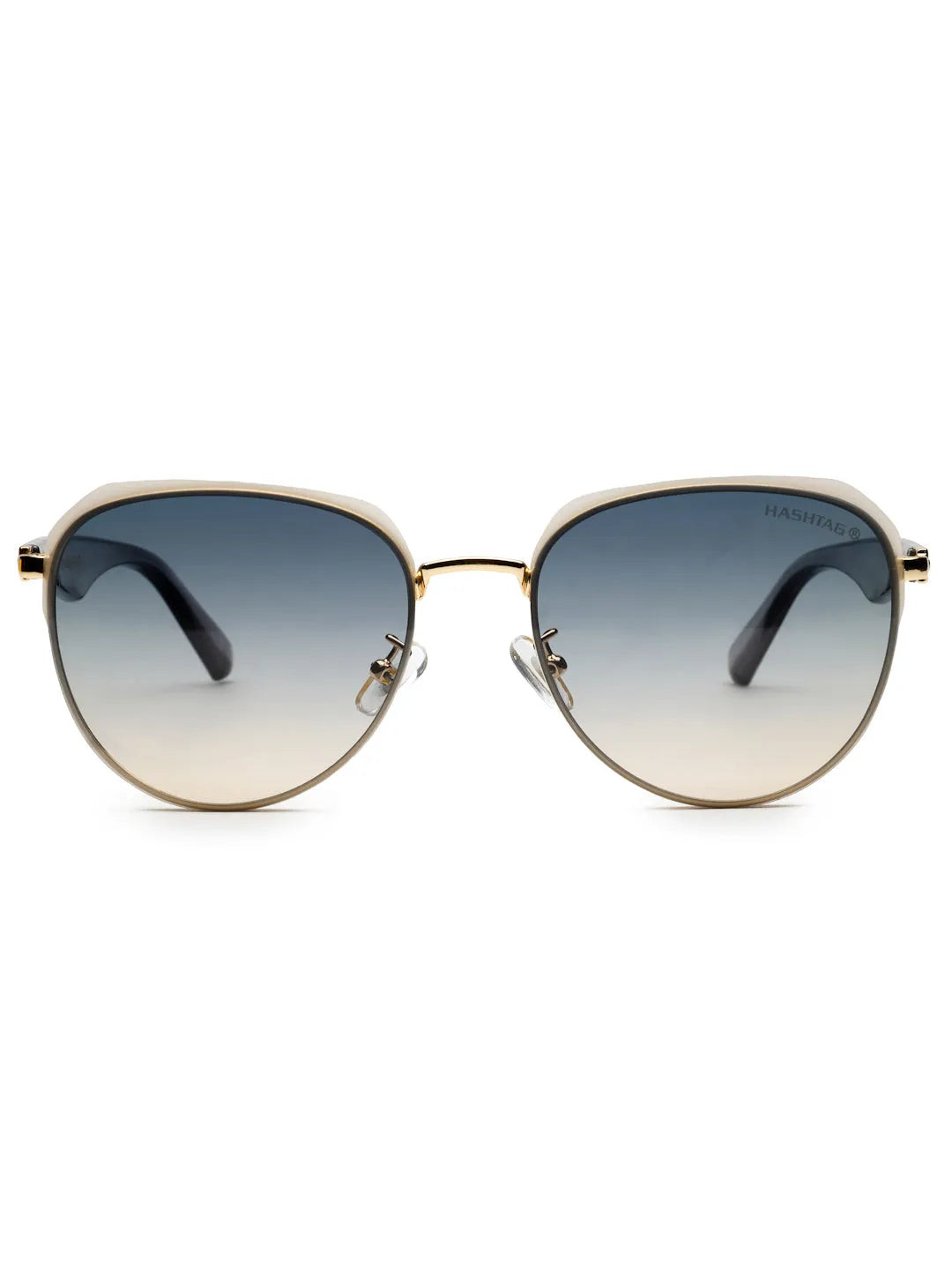 Eclipra | Gradient Purple Large Full Rim Oval Sunglasses for Women [UV-protected]