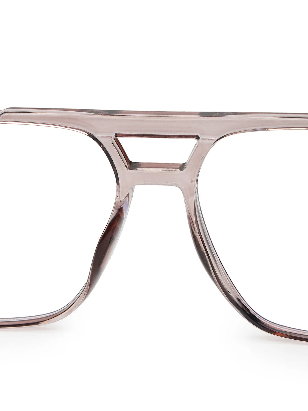 Lumnos | Brown Medium Full Rim Square Computer Glasses for Men & Women [Blue Block]