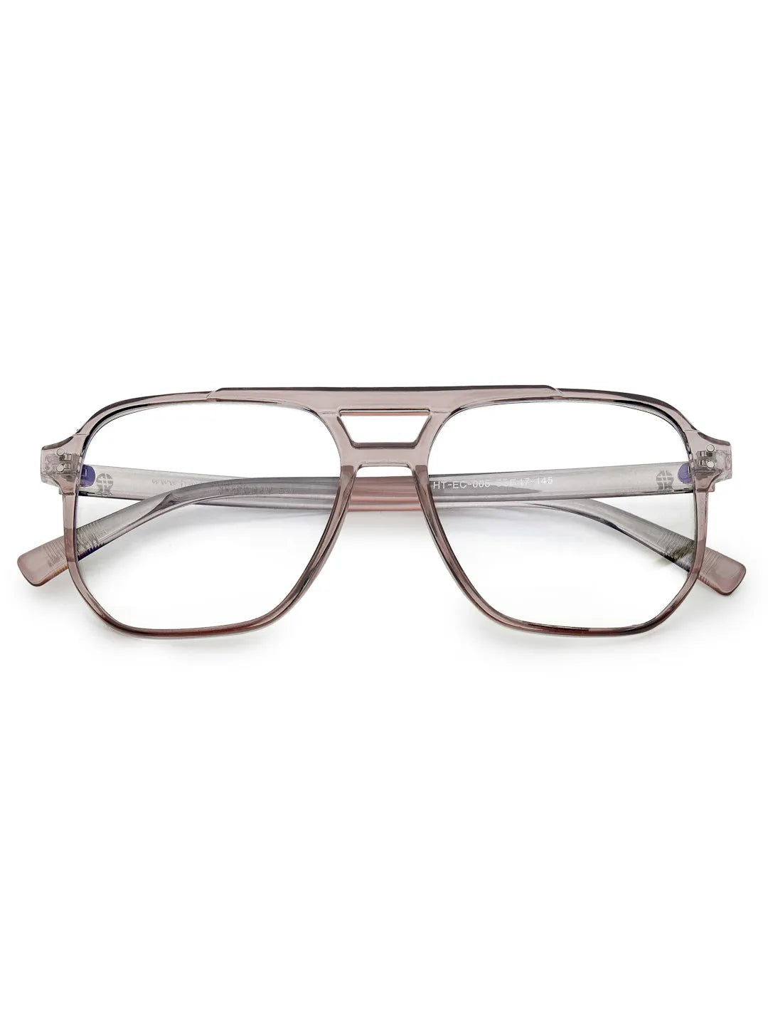 Lumnos | Brown Medium Full Rim Square Computer Glasses for Men & Women [Blue Block]