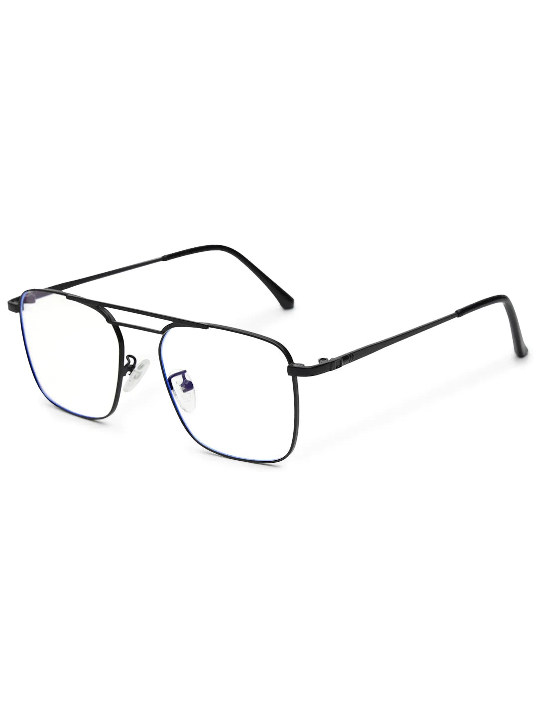 Neuron | Black Medium Full Rim RECTANGLE Computer Glasses for Men & Women [Blue Block]