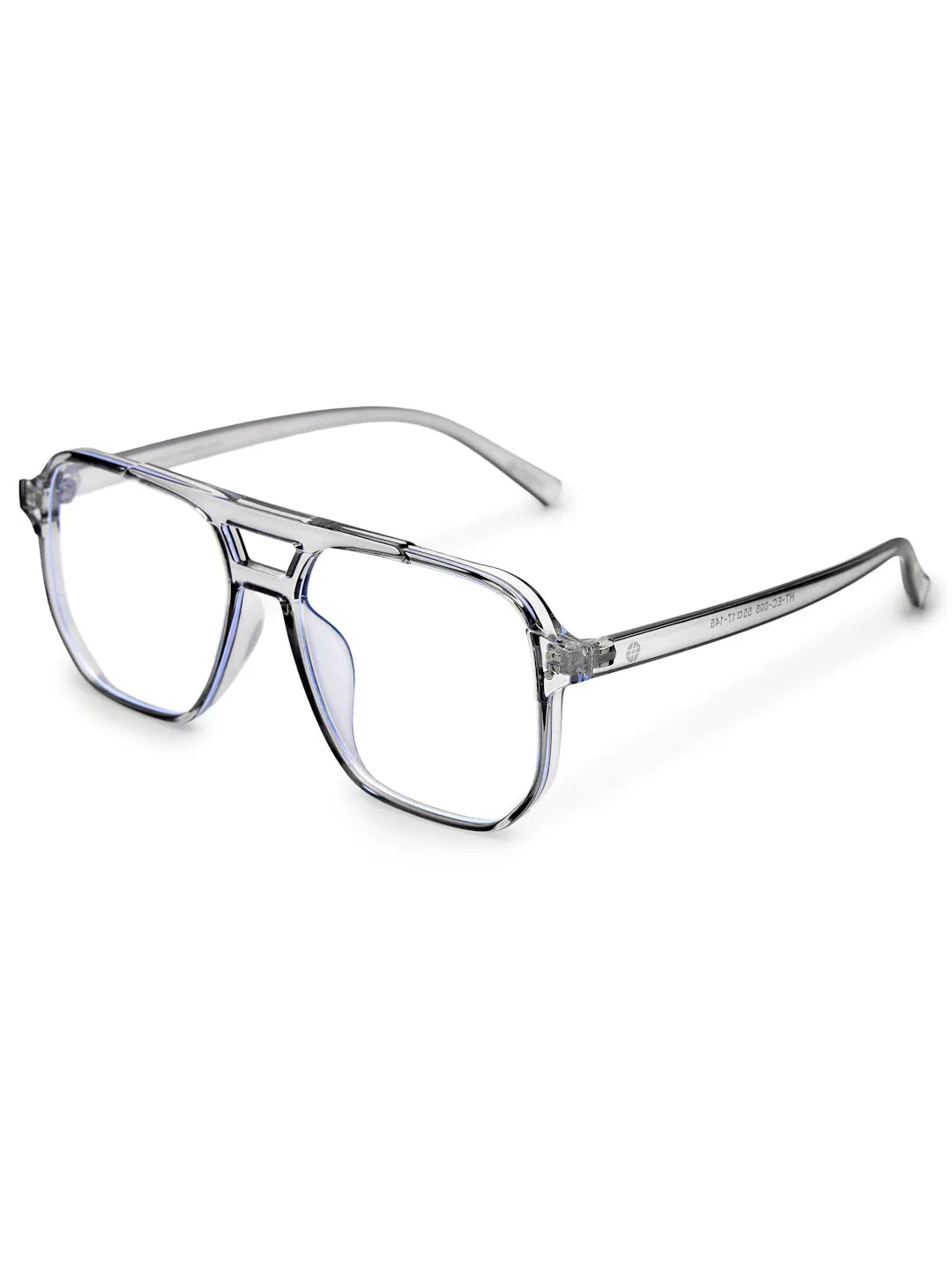 Lumnos | Smoke Medium Full Rim Square Computer Glasses for Men & Women [Blue Block]