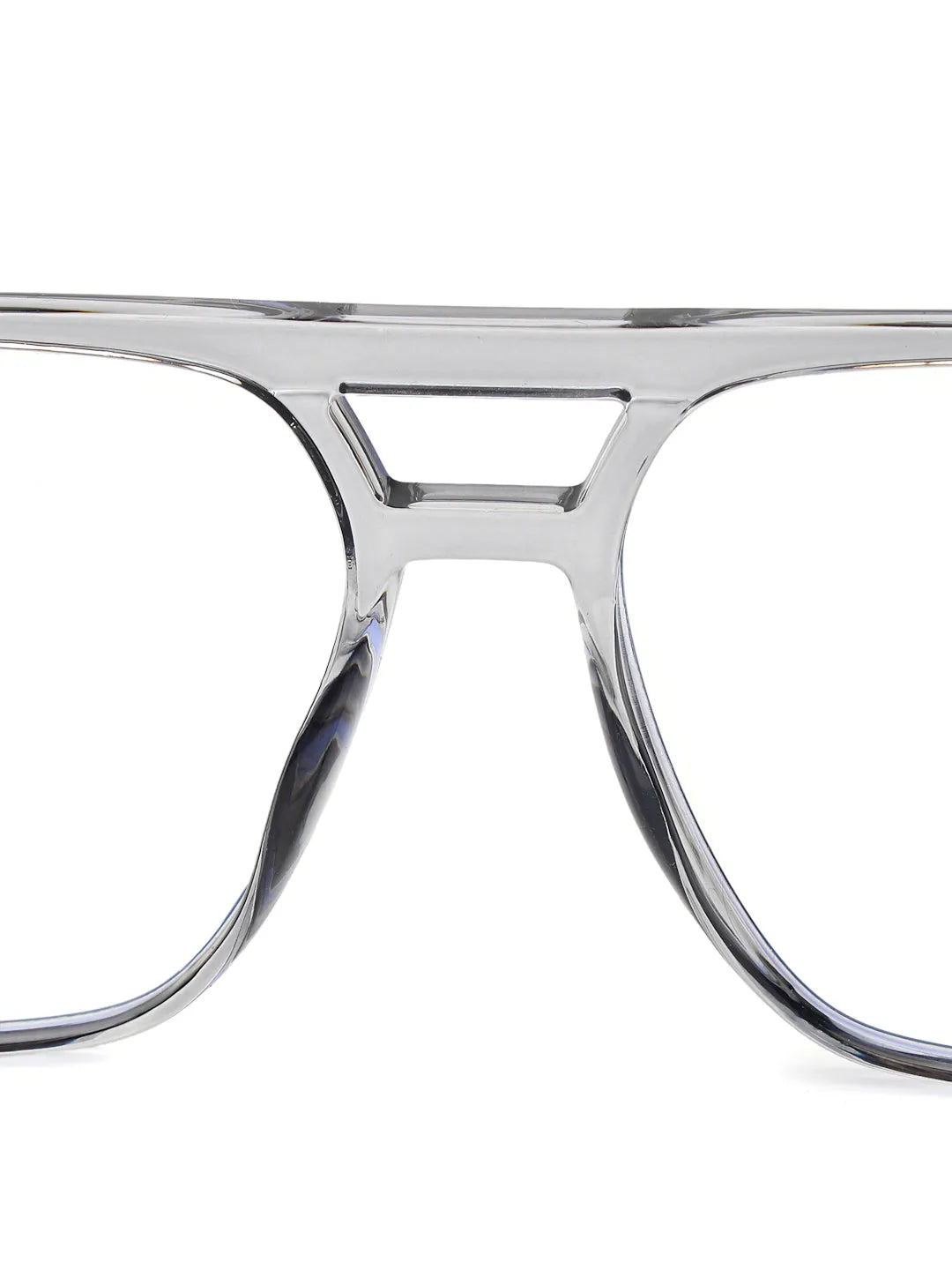 Lumnos | Smoke Medium Full Rim Square Computer Glasses for Men & Women [Blue Block]