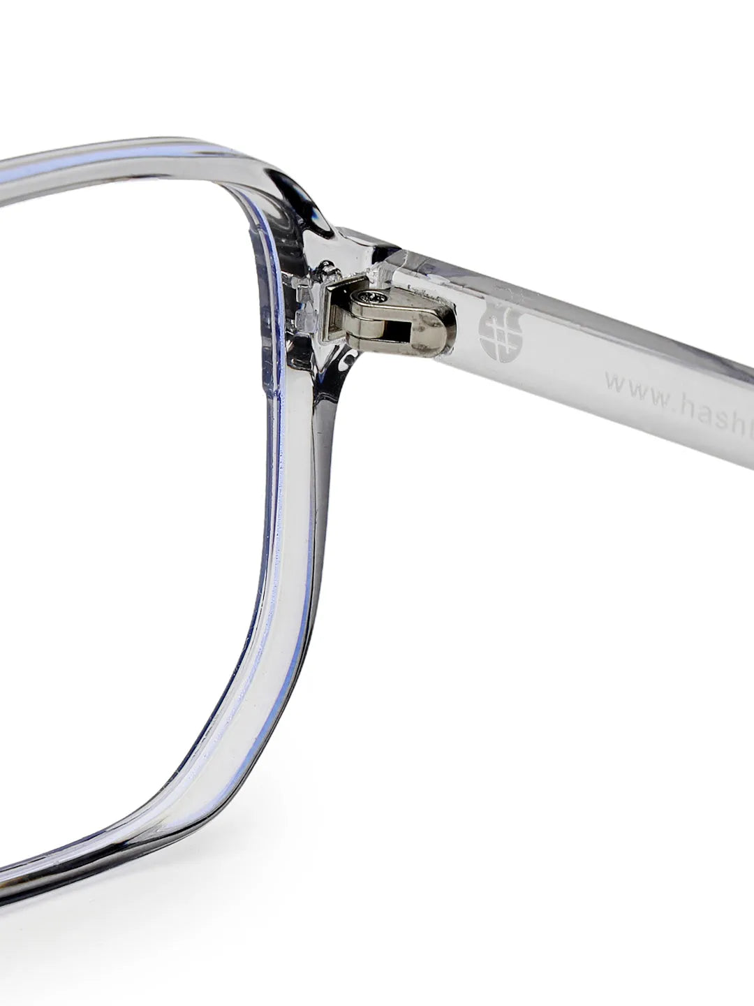 Lumnos | Smoke Medium Full Rim Square Computer Glasses for Men & Women [Blue Block]