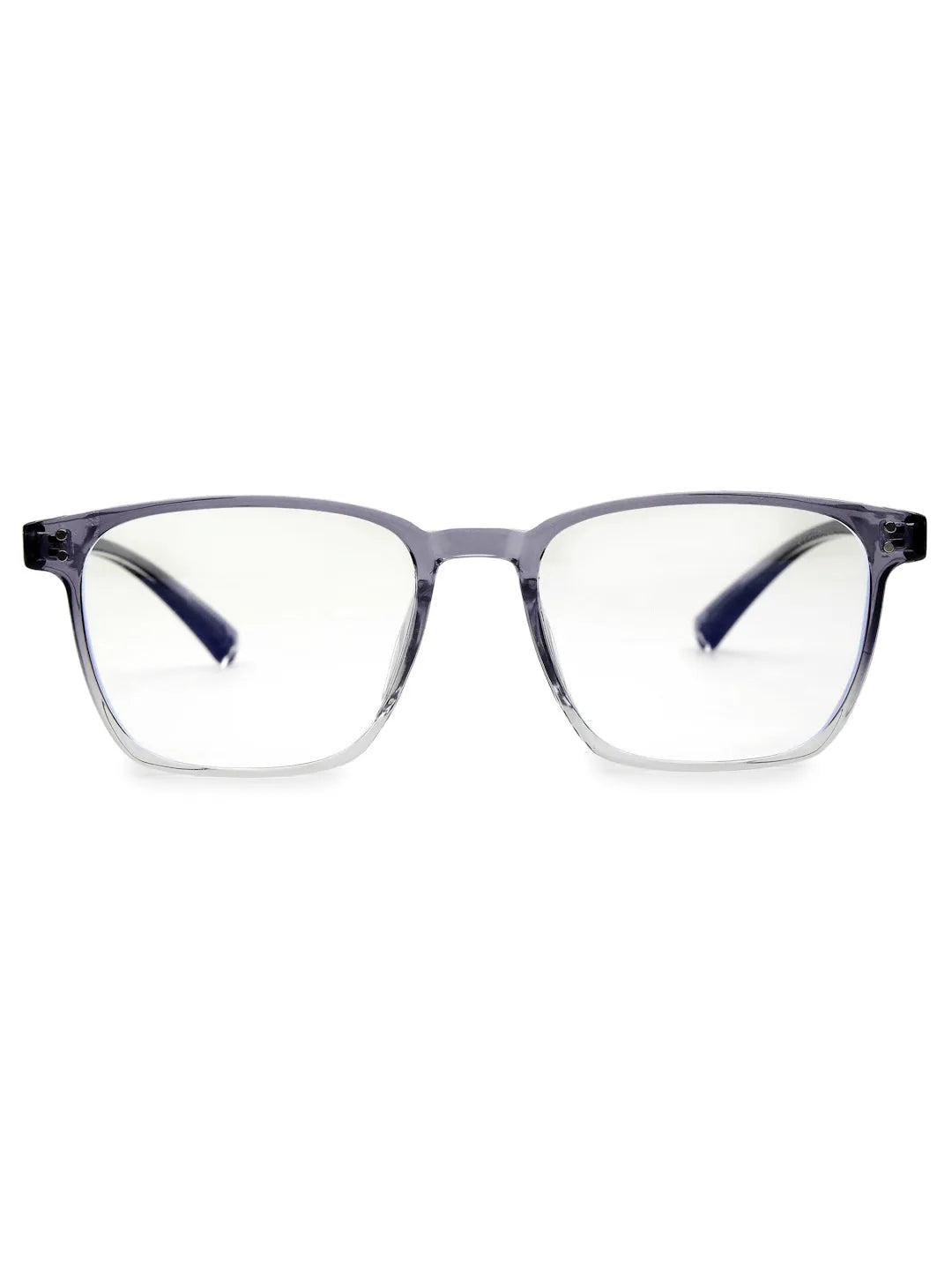 Novara | Gradient Blue Medium Full Rim Wayfarer Computer Glasses for Men & Women [Blue Block]
