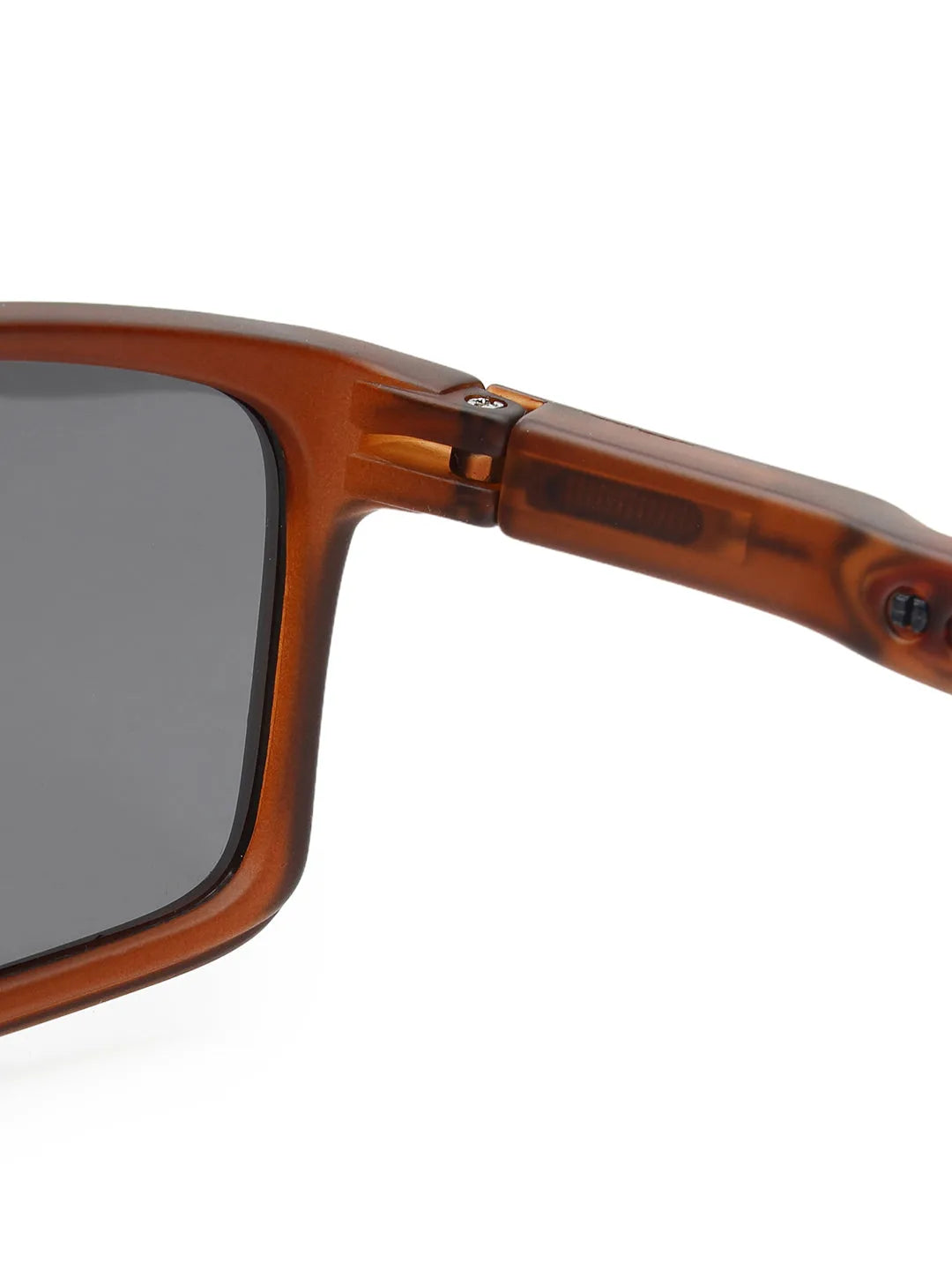H2R | Brown Medium Full Rim Rectangle Sports for Men & Women [Polarized]