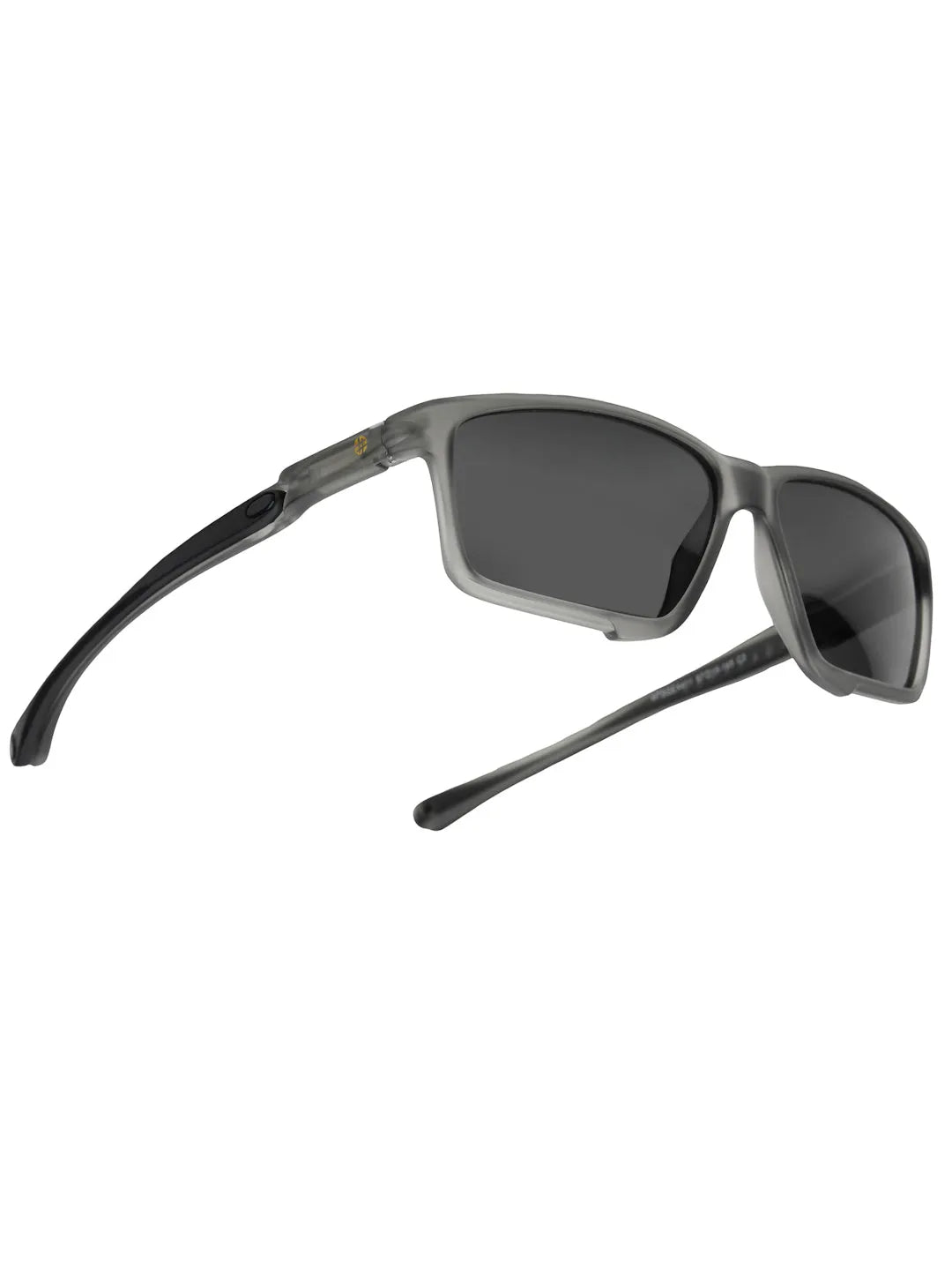 H2R | Grey Medium Full Rim Rectangle Sports for Men & Women [Polarized]