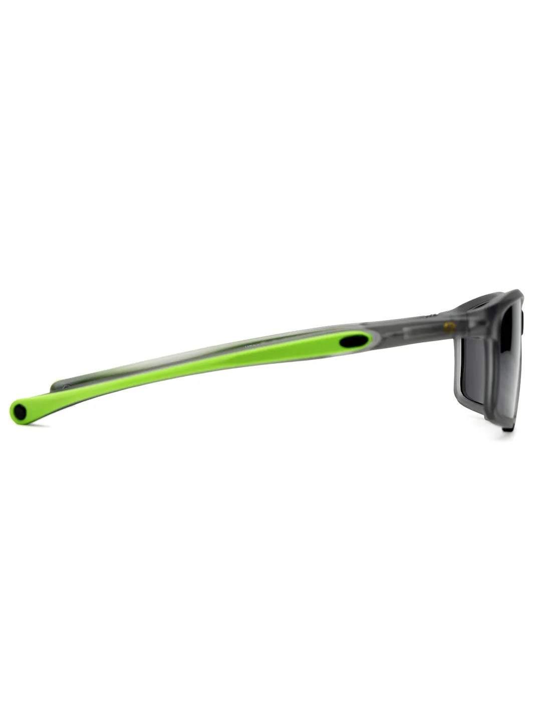 H2R | Grey/Green Medium Full Rim Rectangle Sports for Men & Women [Polarized]