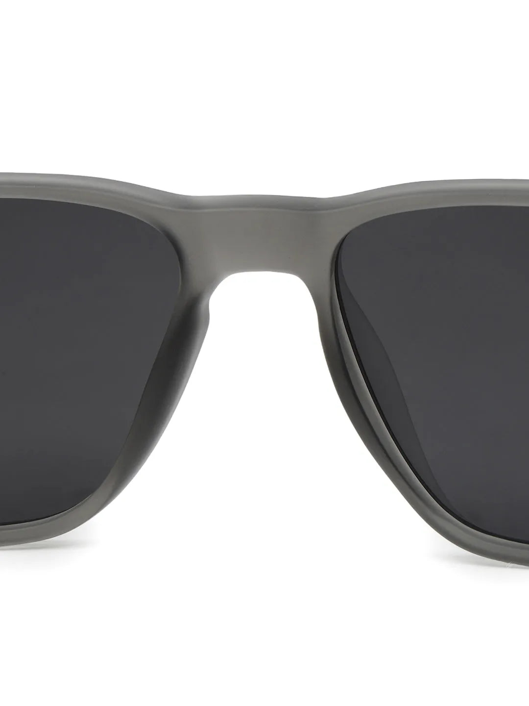 Rift | Grey/Black Large Full Rim Rectangle Sports for Men & Women [Polarized]