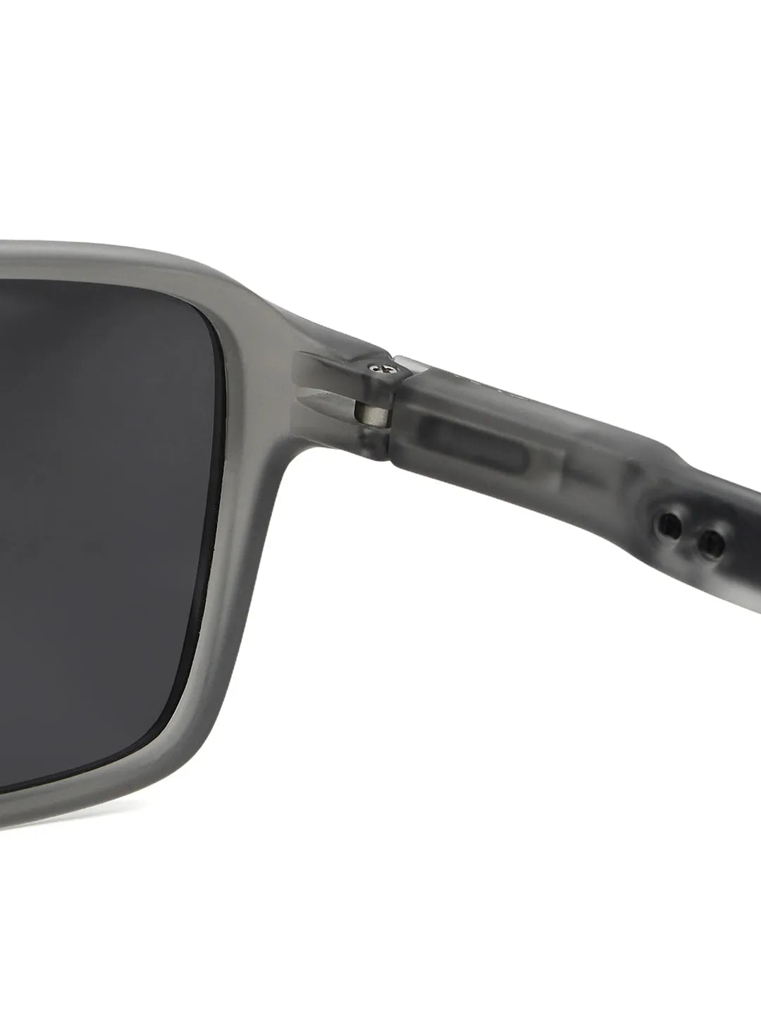 Rift | Grey/Black Large Full Rim Rectangle Sports for Men & Women [Polarized]