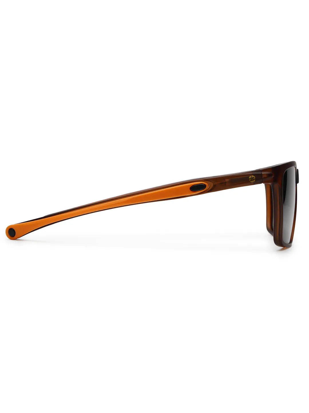 DragGo | Brown Medium Full Rim Rectangle Sports for Men & Women [Polarized]