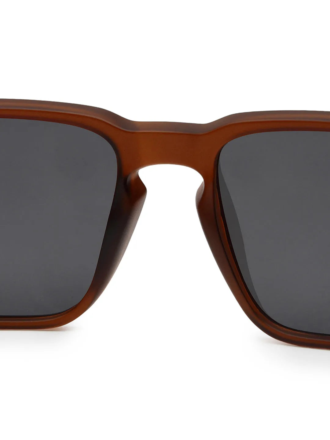 DragGo | Brown Medium Full Rim Rectangle Sports for Men & Women [Polarized]