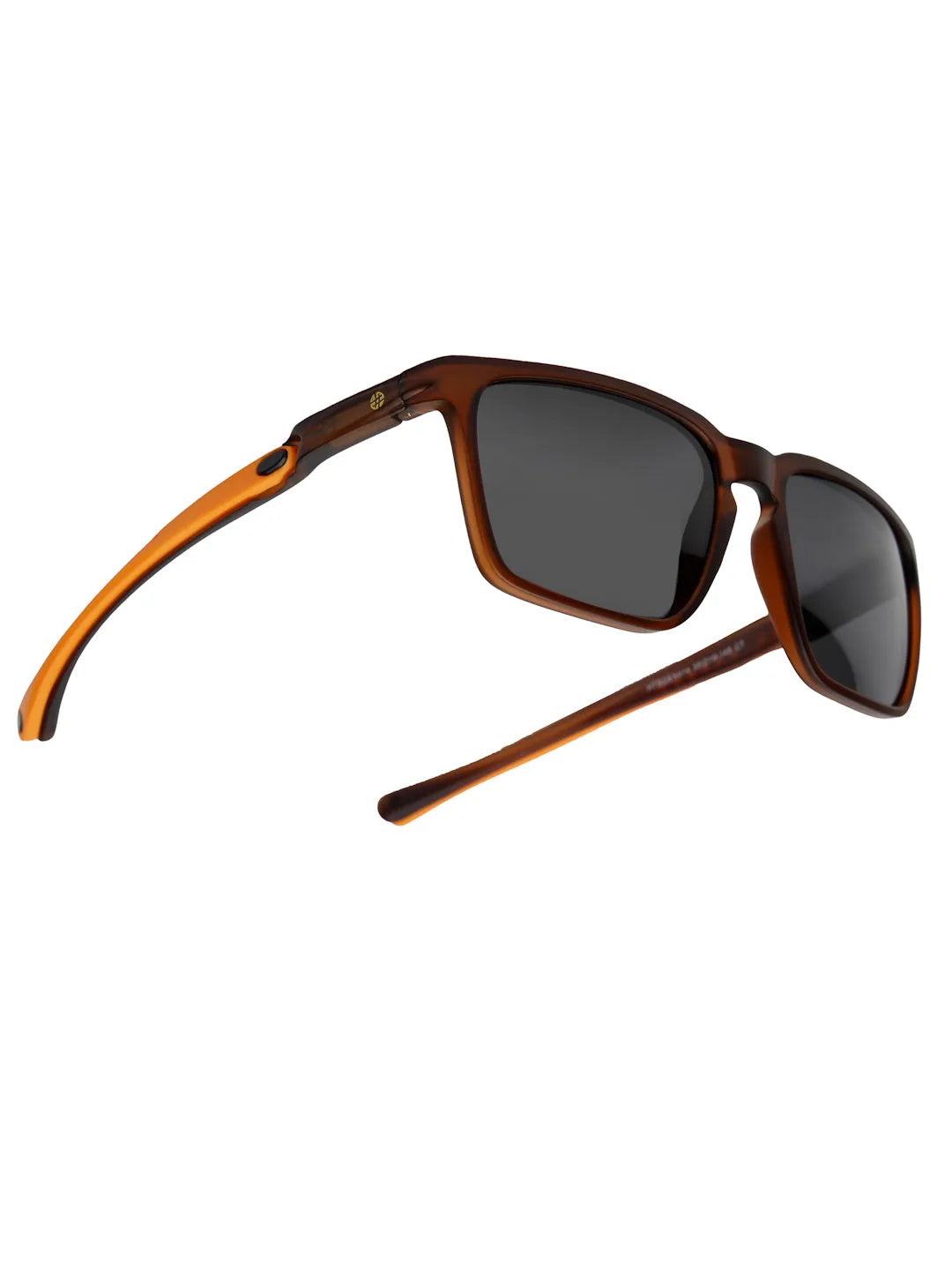DragGo | Brown Medium Full Rim Rectangle Sports for Men & Women [Polarized]