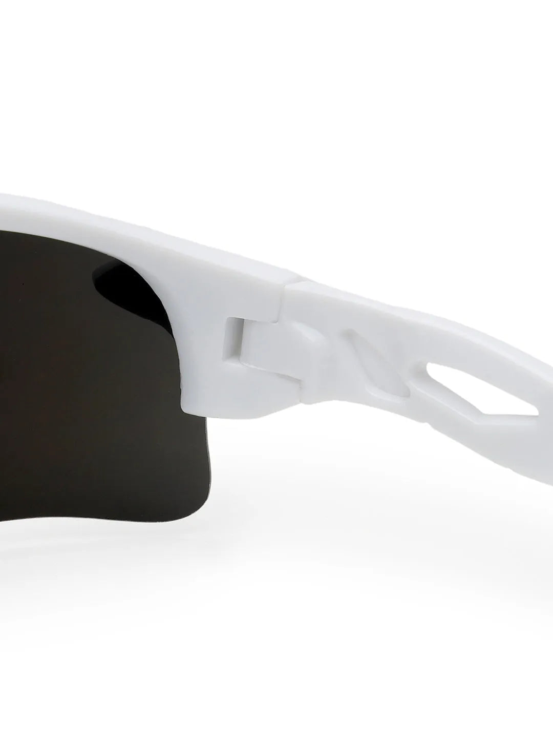 Griffey | White/Blue/Black Medium Half Rim Shield Sports for Men & Women [UV-protected]