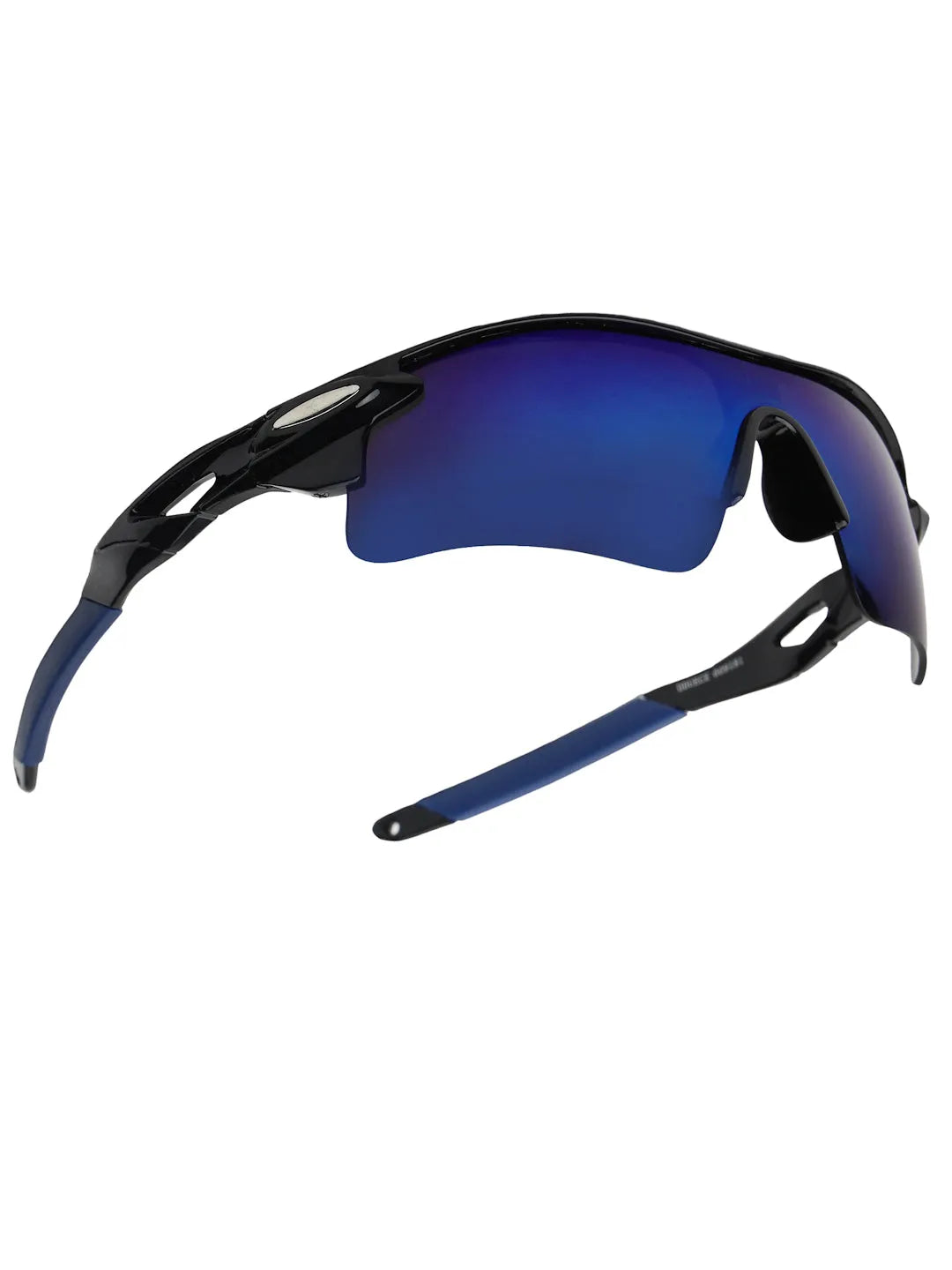 Griffey | Black/Blue/Blue Medium Half Rim Shield Sports for Men & Women [UV-protected]