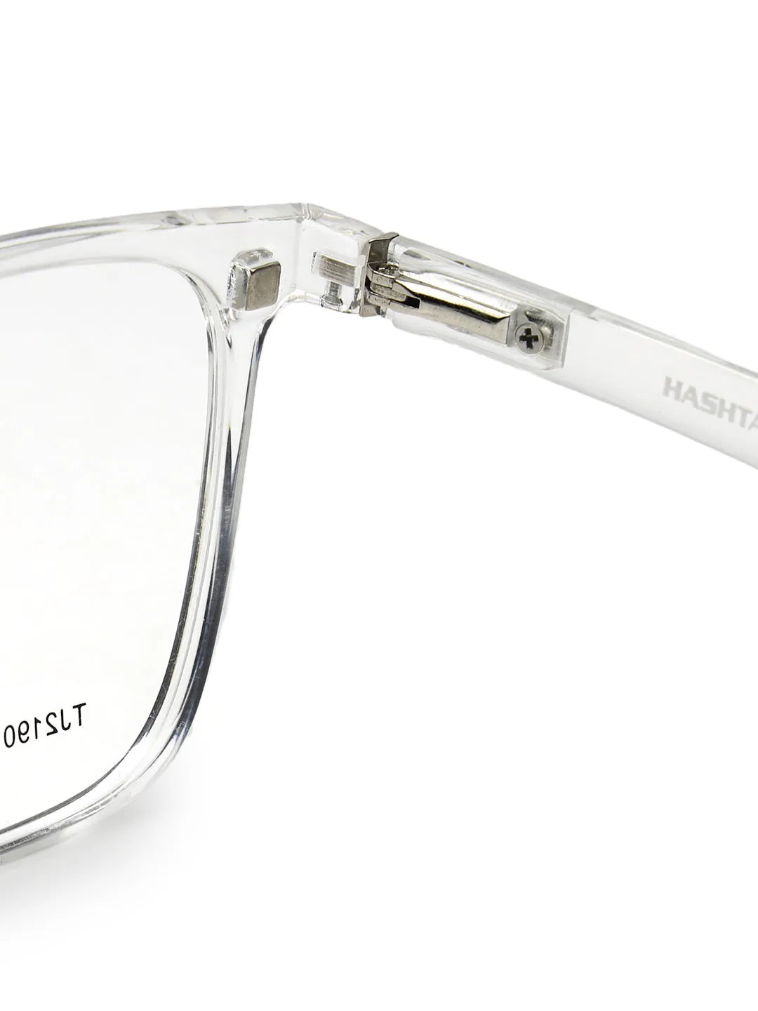 Blaze | Transparent Medium Full Rim Wayfarer Clip-on for Men & Women [Clip-on]