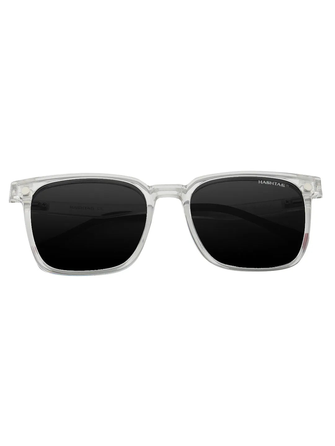 Blaze | Transparent Medium Full Rim Wayfarer Clip-on for Men & Women [Clip-on]