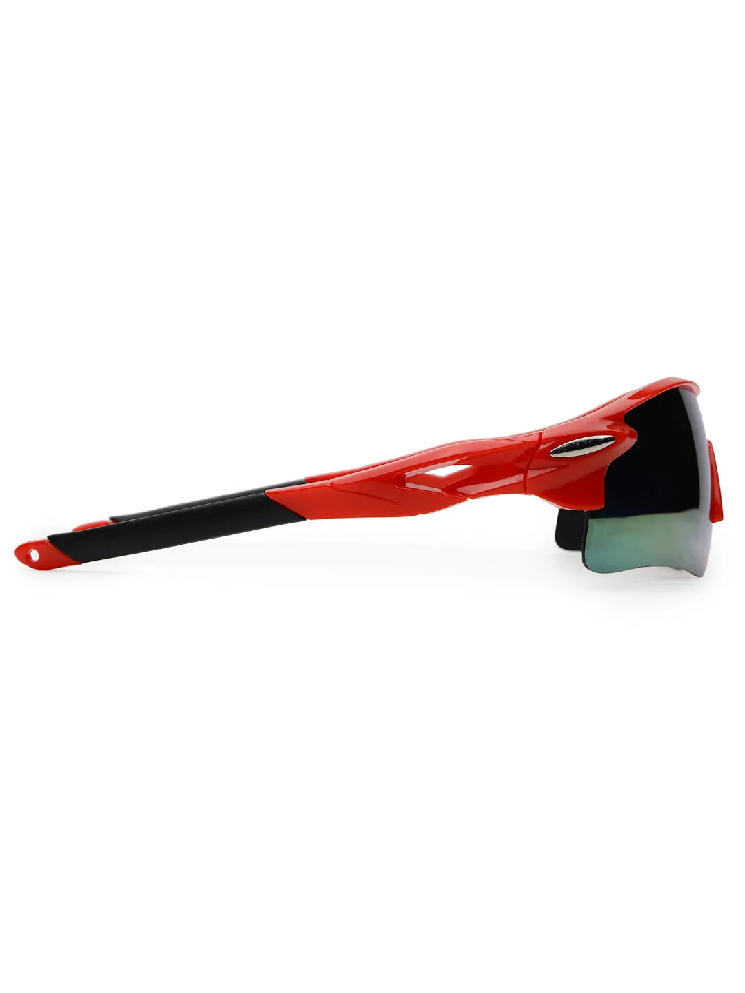 Griffey | Red/Green/Black Medium Half Rim Shield Sports for Men & Women [UV-protected]