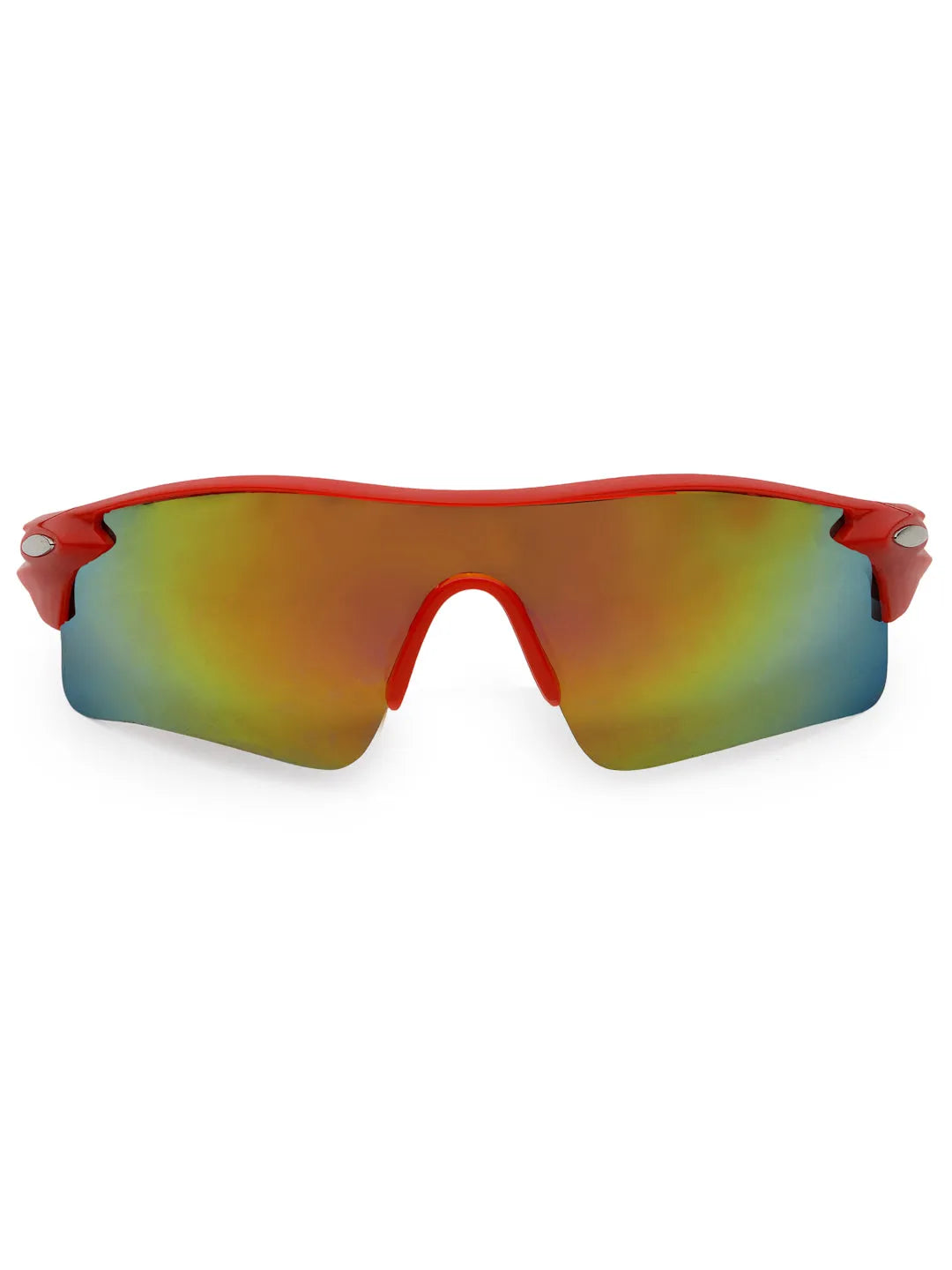 Griffey | Red/Green/Black Medium Half Rim Shield Sports for Men & Women [UV-protected]