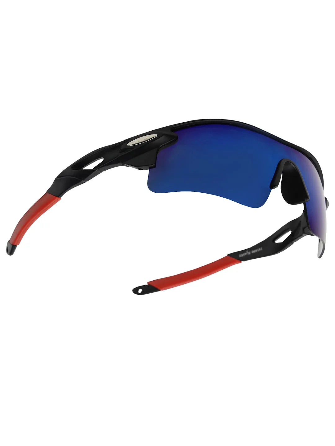 Griffey | Black/Blue/Red Medium Half Rim Shield Sports for Men & Women [UV-protected]