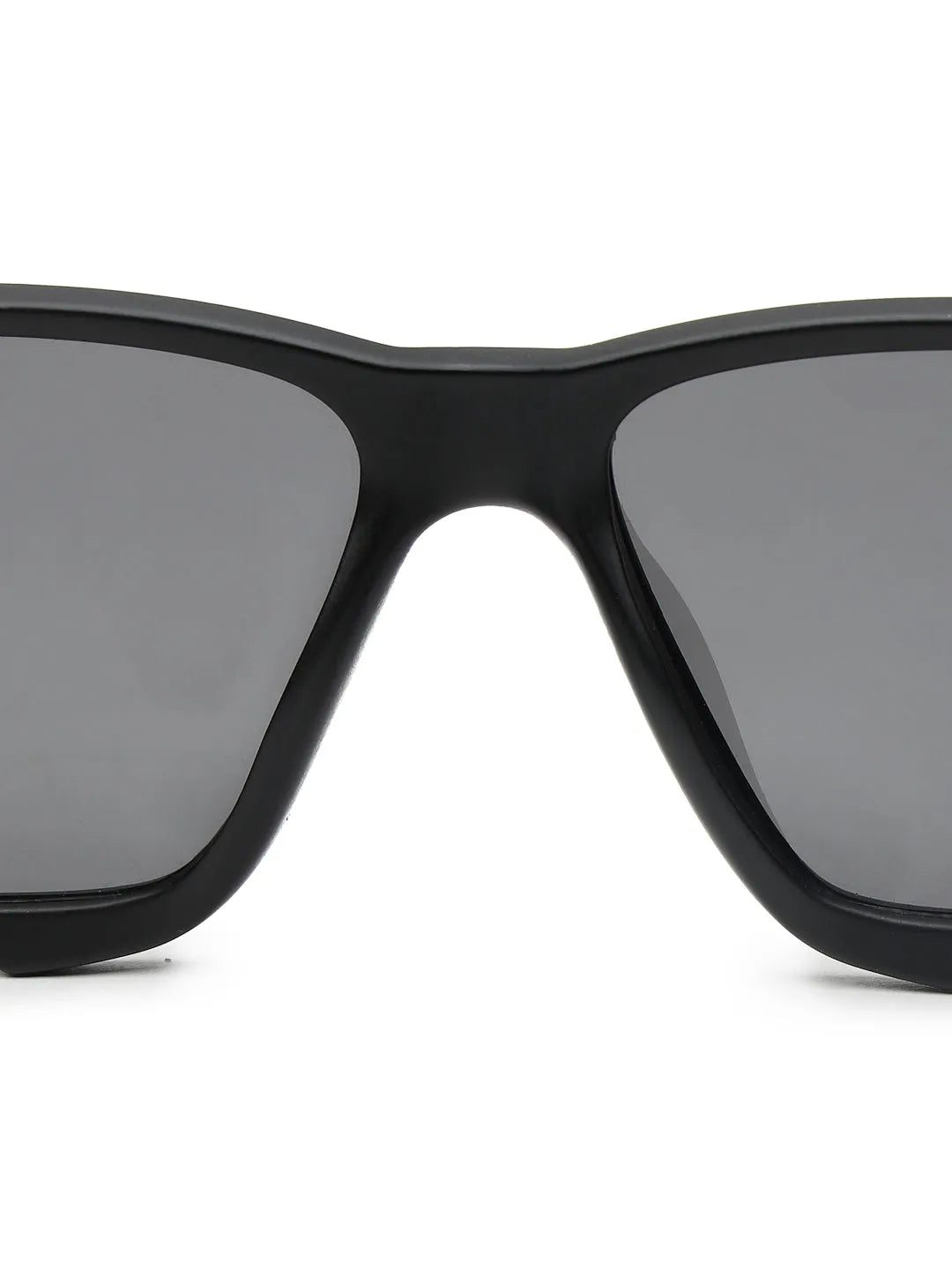 H2R | Black Medium Full Rim Rectangle Sports for Men & Women [Polarized]
