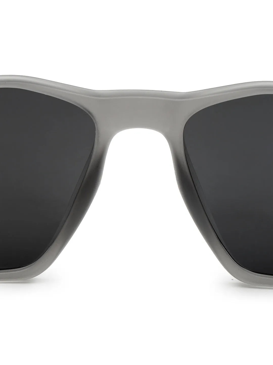 Sparks | Grey Large Full Rim Rectangle Sports for Men & Women Temple Tip Color Black [Polarized]