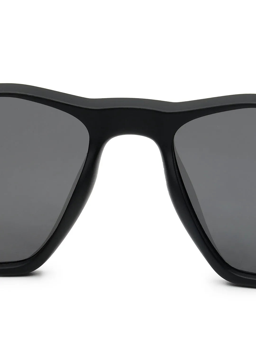 Sparks | Black Large Full Rim Rectangle Sports for Men & Women [Polarized]
