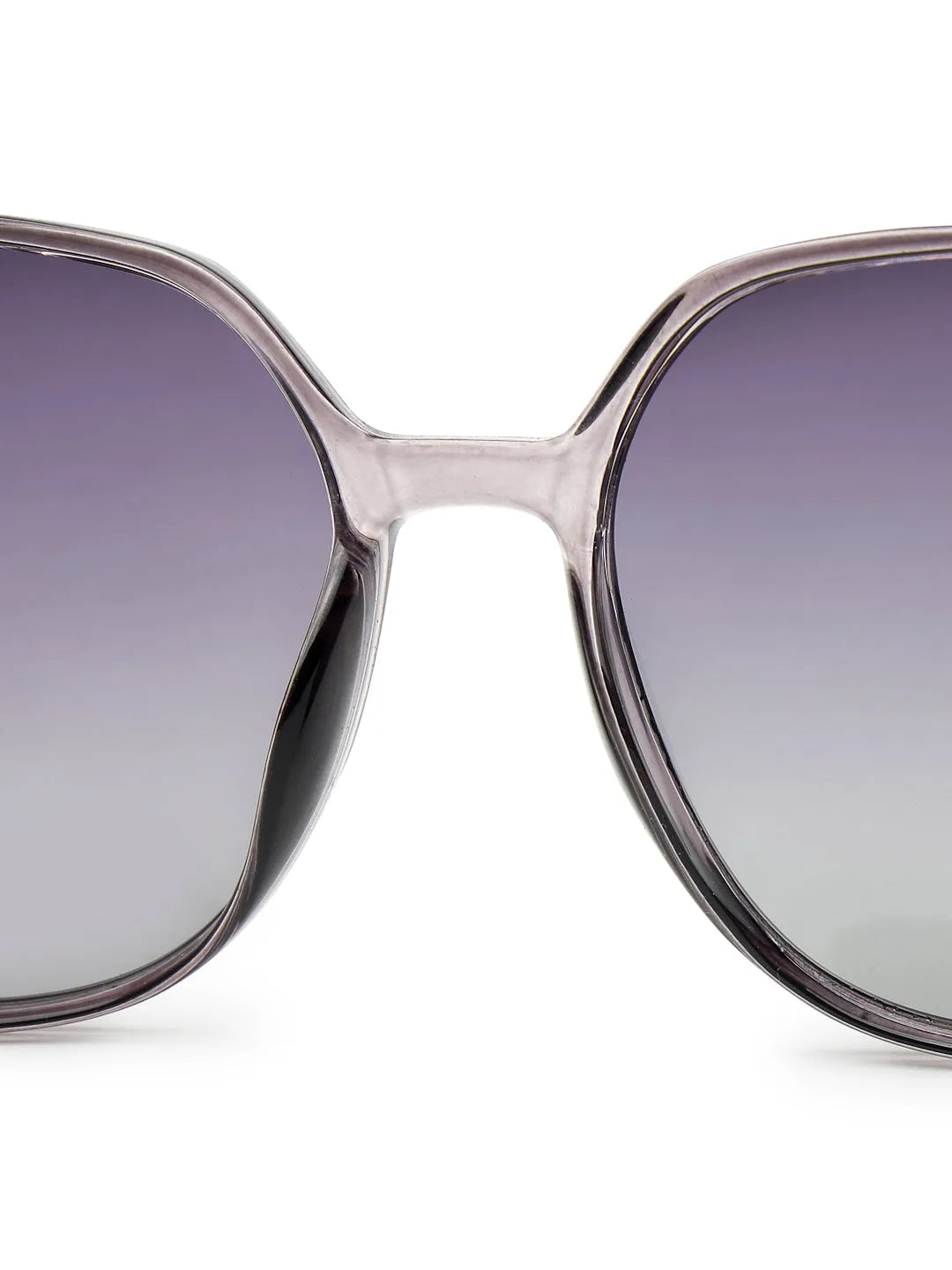 Noxara | Purple Large Full Rim Square Sunglasses for Women [Polarized]