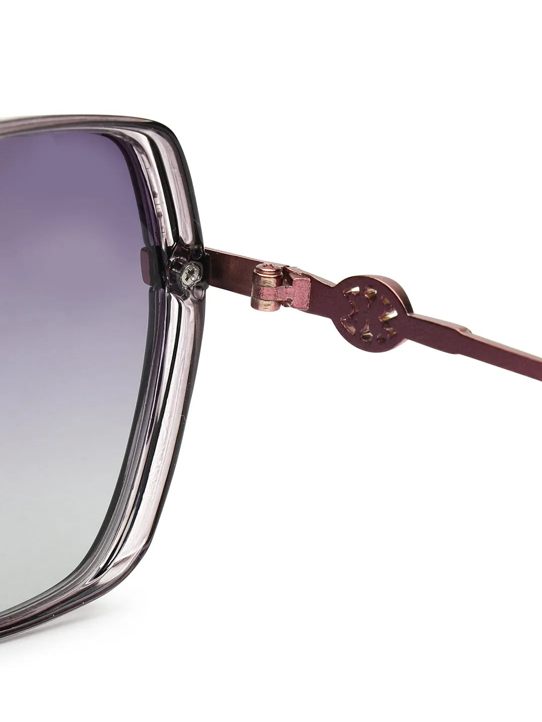 Noxara | Purple Large Full Rim Square Sunglasses for Women [Polarized]