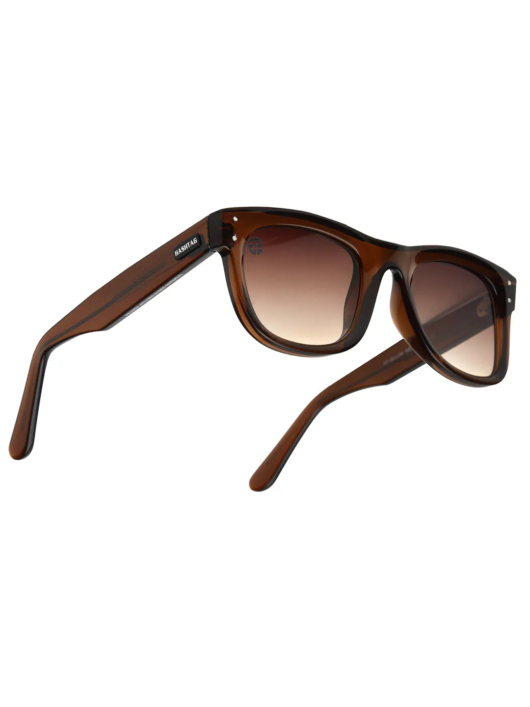 Nebulix | Brown Medium Full Rim Wayfarer Sunglasses for Men [UV-protected]