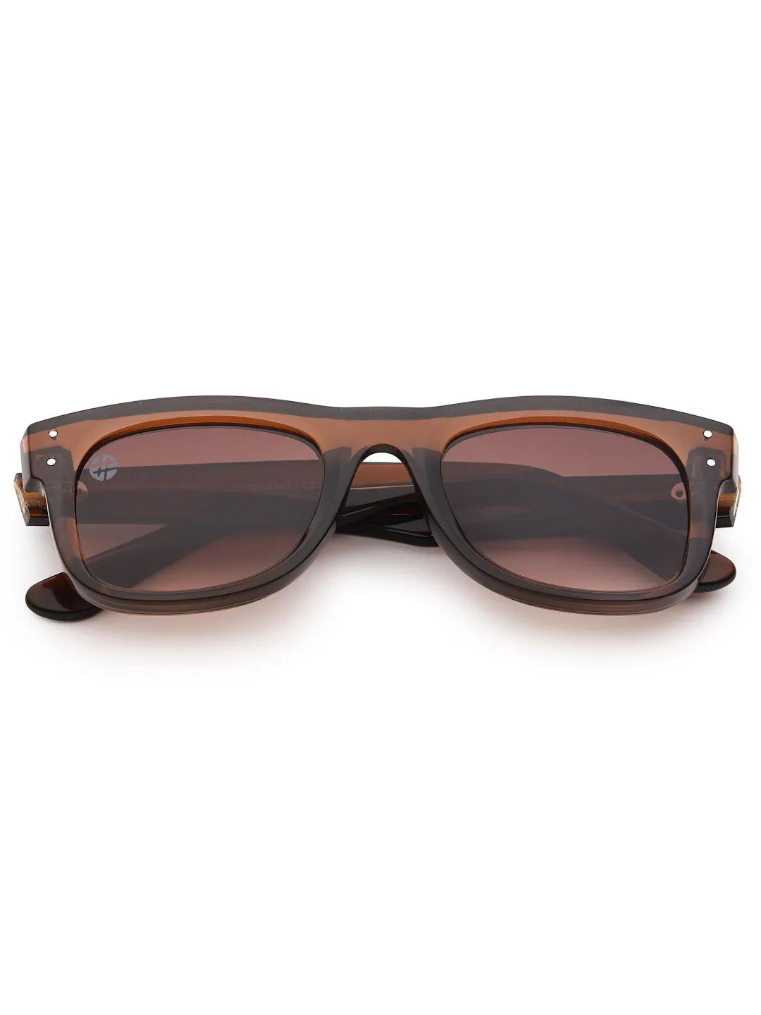 Nebulix | Brown Medium Full Rim Wayfarer Sunglasses for Men [UV-protected]