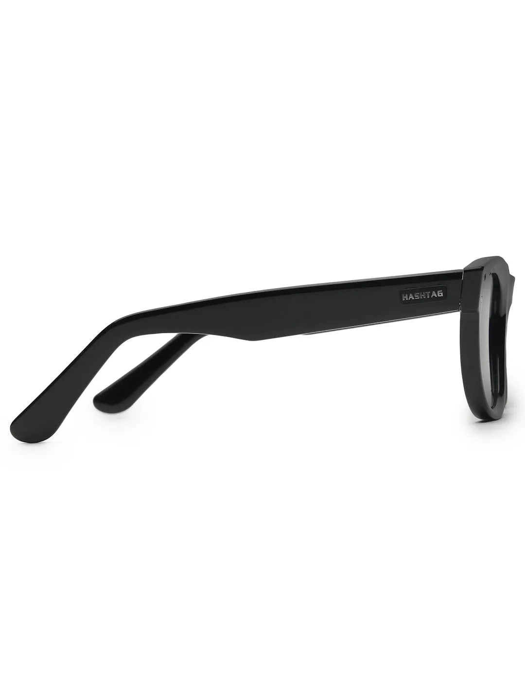 Nebulix | Black Medium Full Rim Wayfarer Sunglasses for Men [UV-protected]