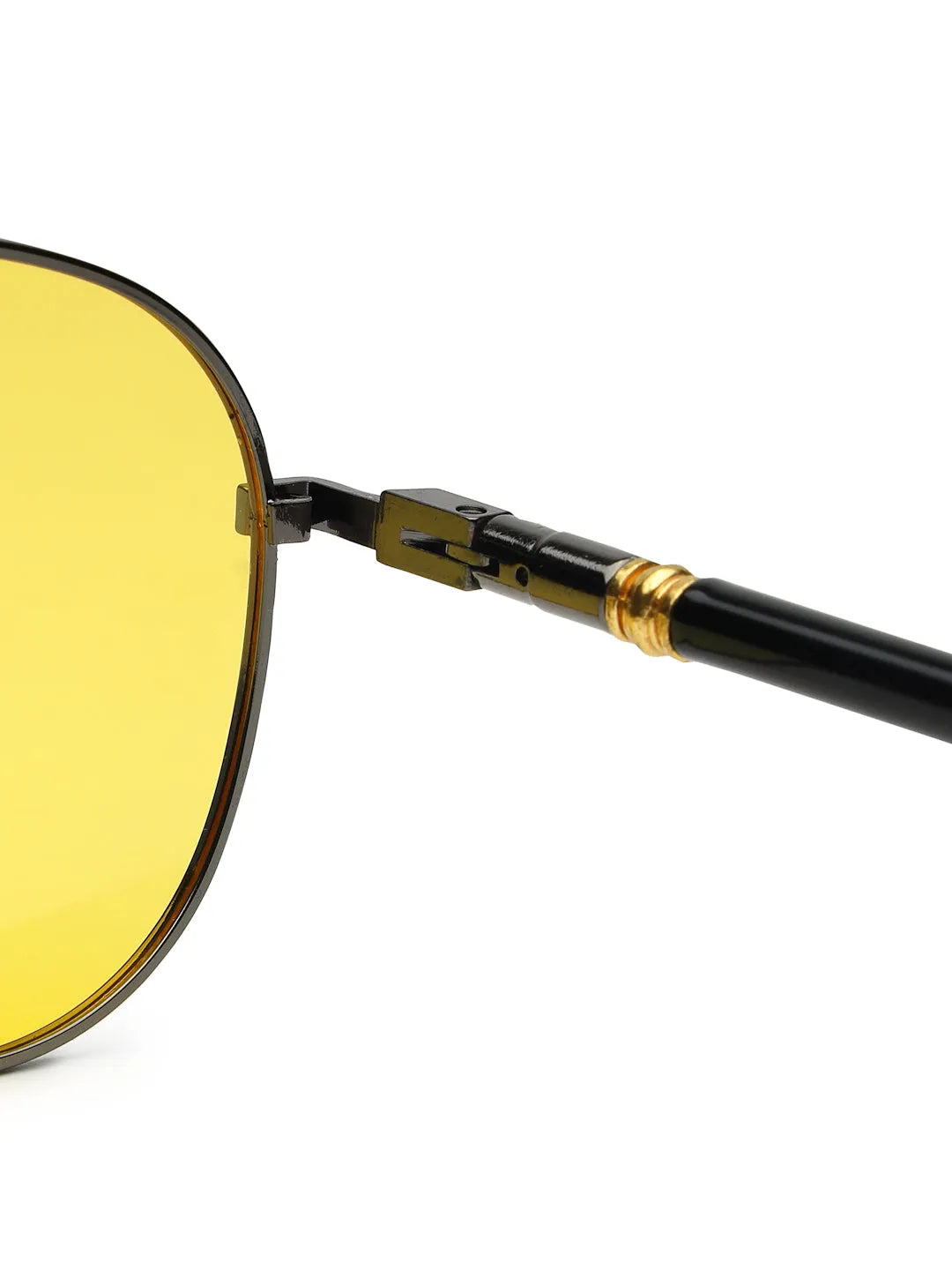 Vesper | Yellow Medium Full Rim Aviator Sunglasses for Men [Polarized]