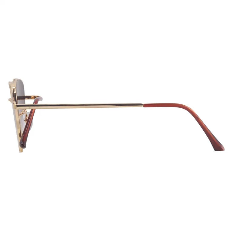 Velox | Brown Medium Full Rim Square Sunglasses for Women [UV-protected]