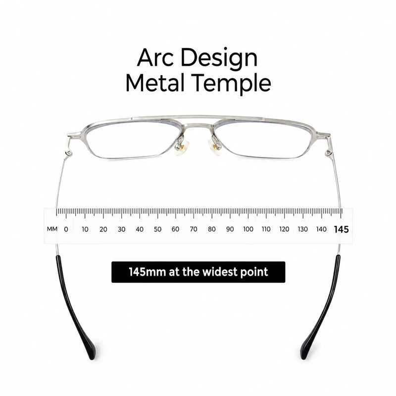 Fluxon | Grey Large Full Rim Square Clip-on for Men & Women [Clip-on]