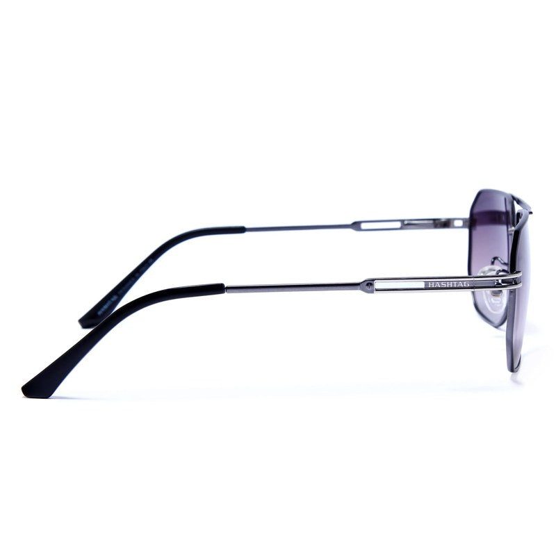 Sion Gradient Purple Medium Full Rim Haxagonal Sunglasses for Men & Women — Hashtag Eyewears