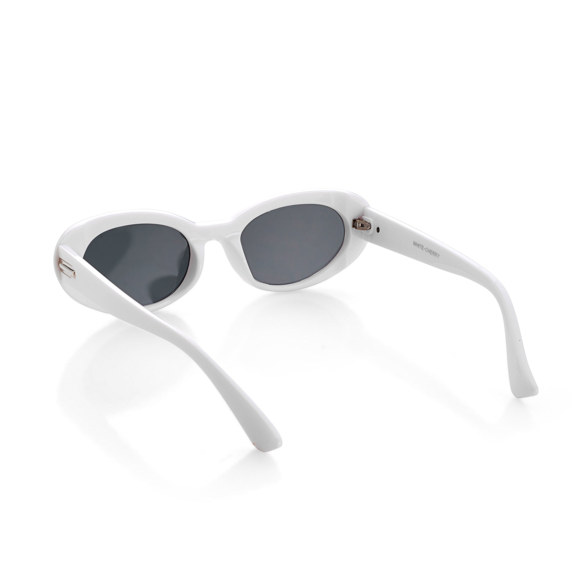 Thunderx | White Medium Full Rim Oval Sunglasses for Women [UV-protected]
