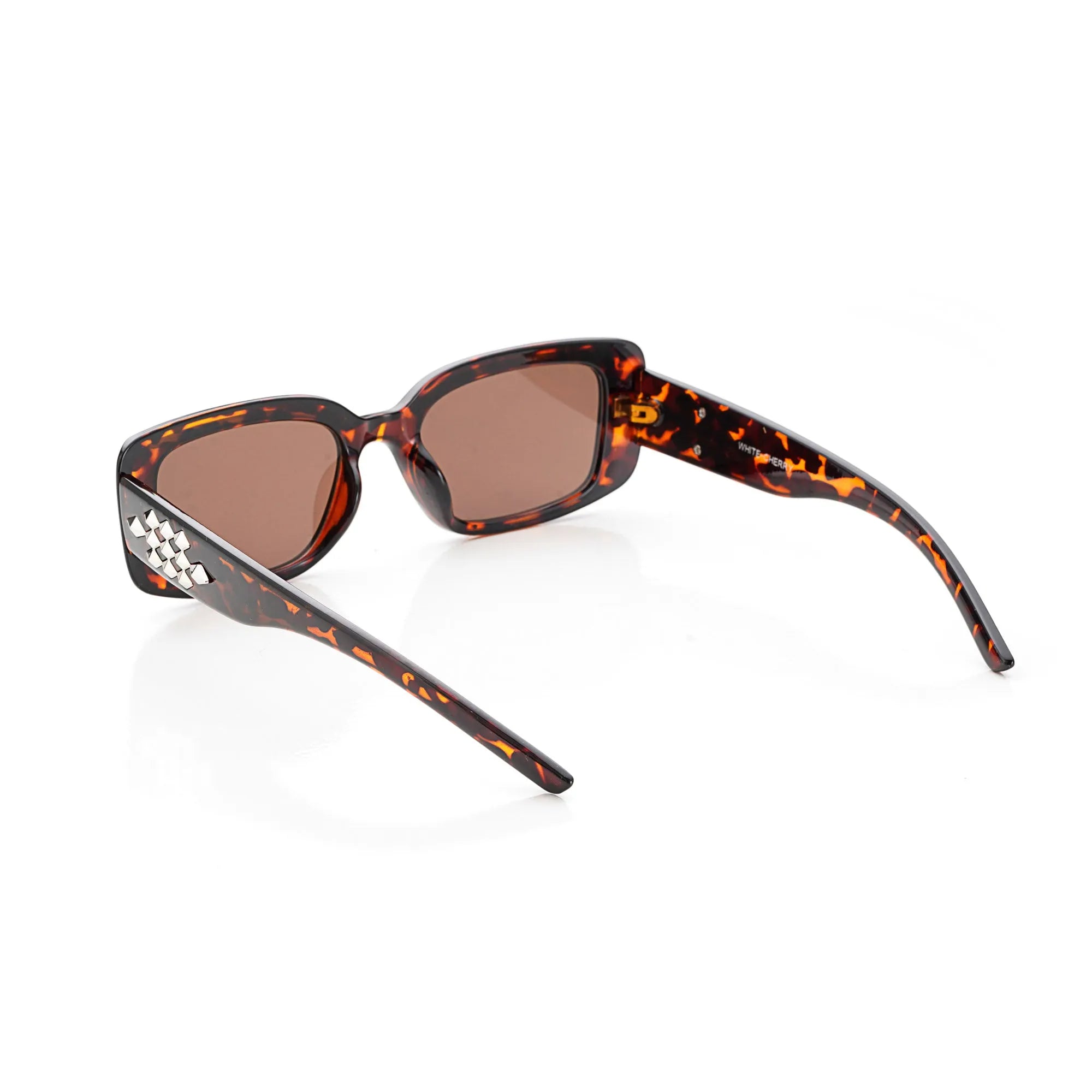 Vynor | Tiger-Black-Brown Medium Full Rim Square Sunglasses for Men & Women [UV-protected] HASHTAG X WHITECHERRY