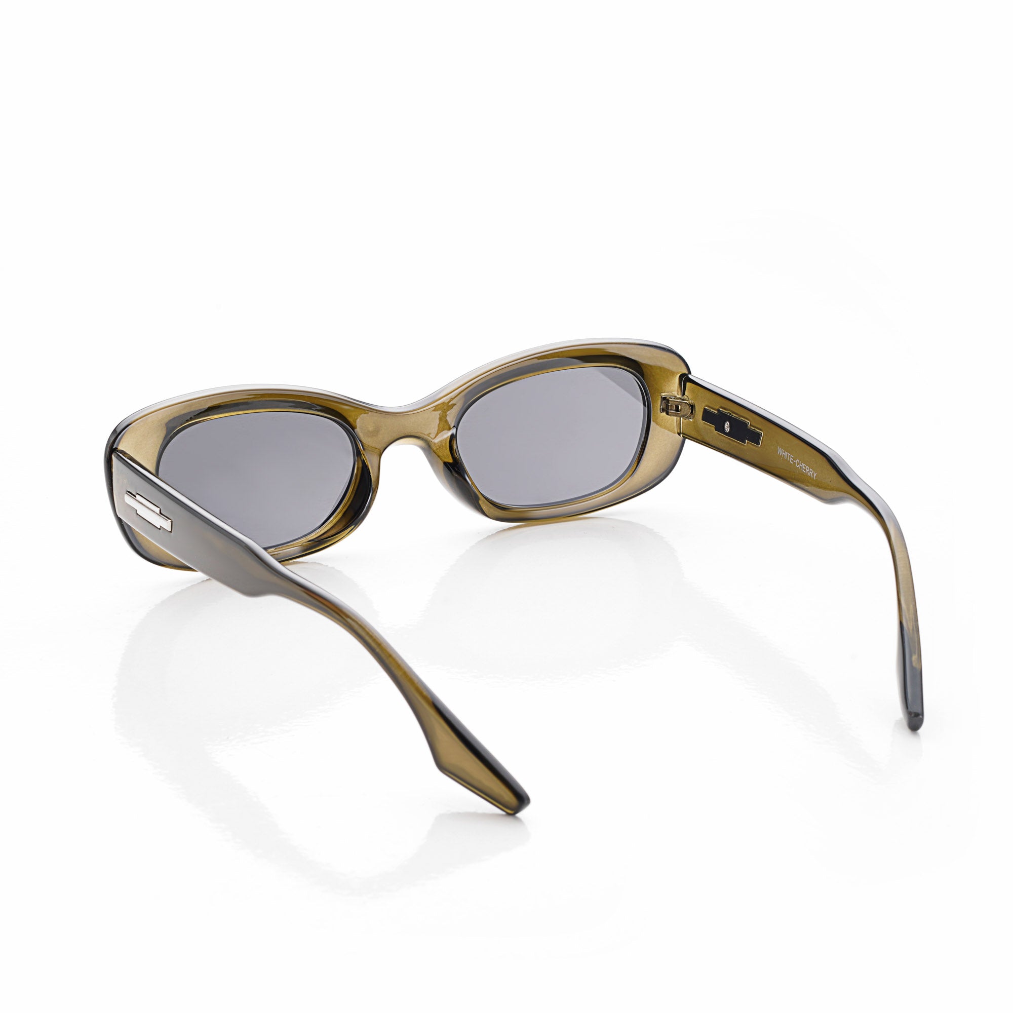 Aura | Transparent-Green Medium Full Rim Oval Sunglasses for Men & Women [UV-protected]