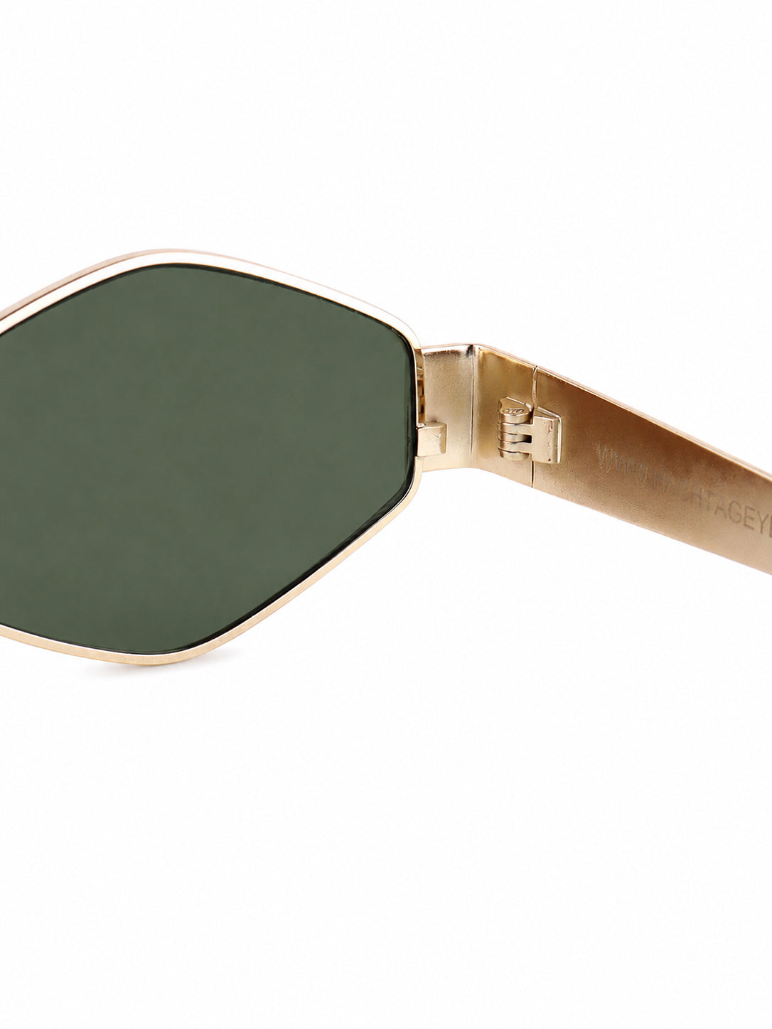 Ecliptor | Green Medium Full Rim Diamond Sunglasses for Women [UV-protected]