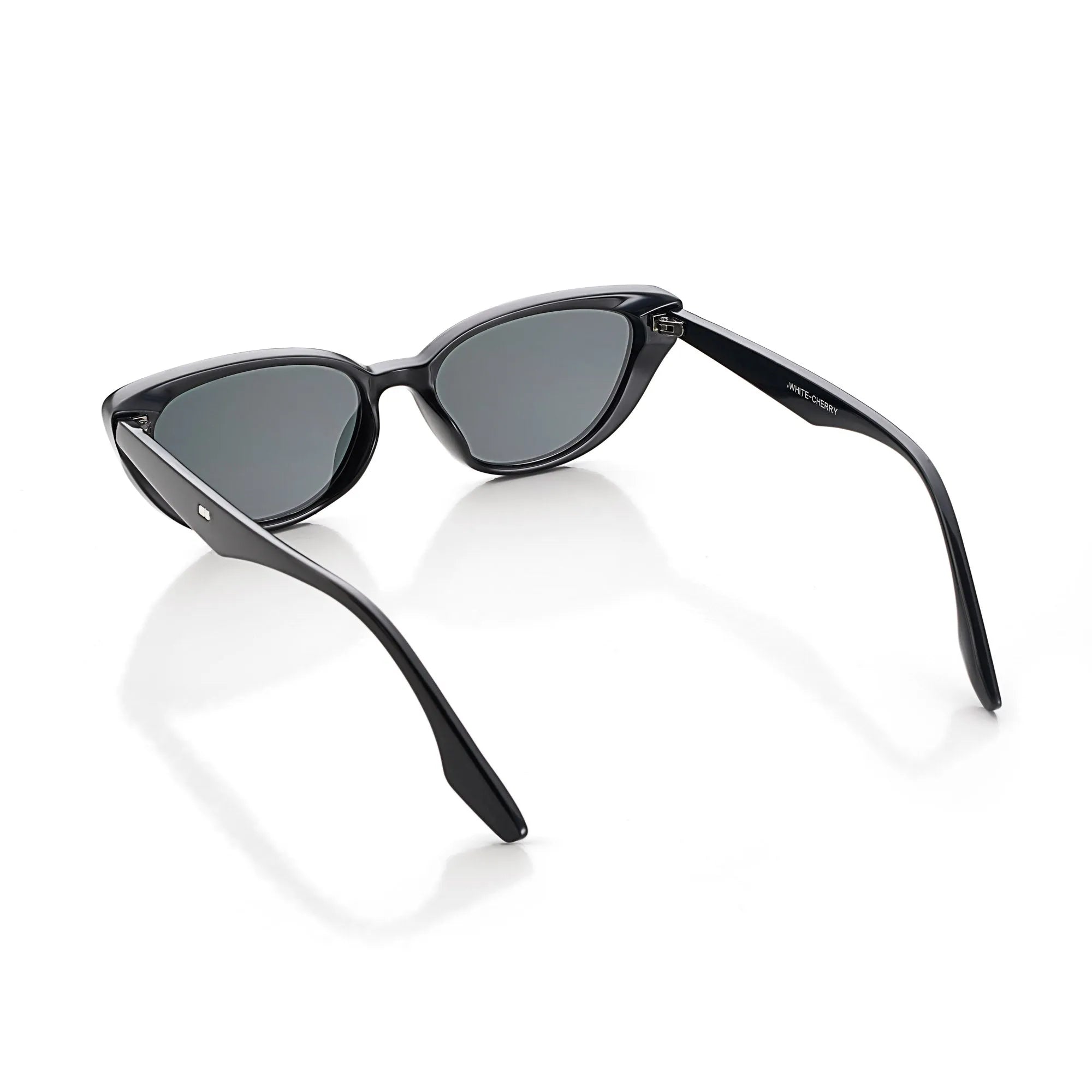 Ultravox | Transparent-Black Medium Full Rim Cat-Eye Sunglasses for Women [UV-protected] HASHTAG X WHITECHERRY