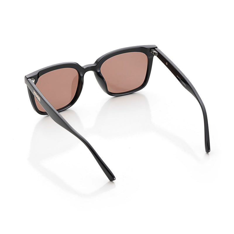 Lumor | Brown Medium Full Rim Square Sunglasses for Women [UV-protected]